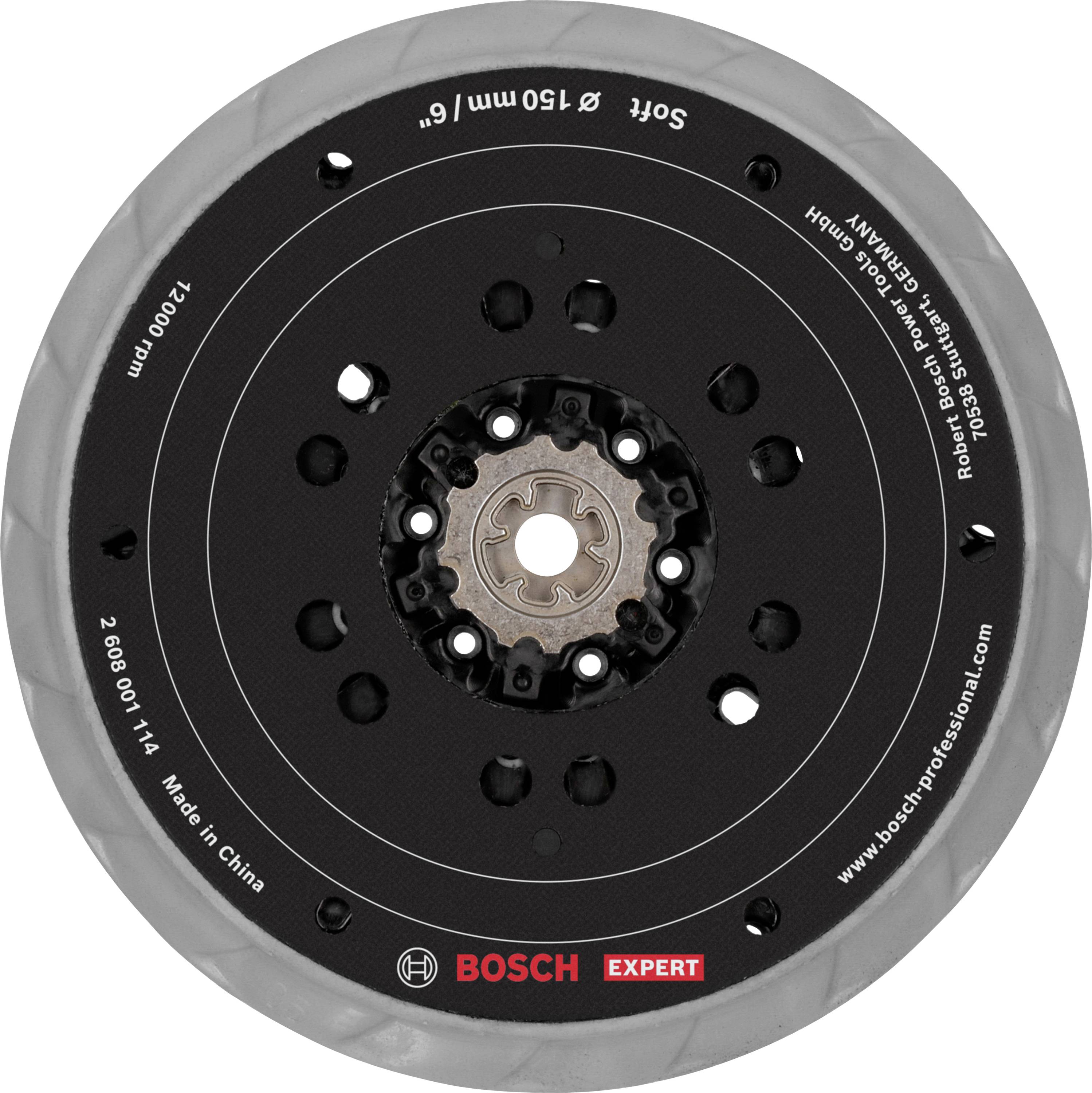 Bosch Accessories 2608001114 EXPERT Multihole Schleifteller, weich, 150 mm