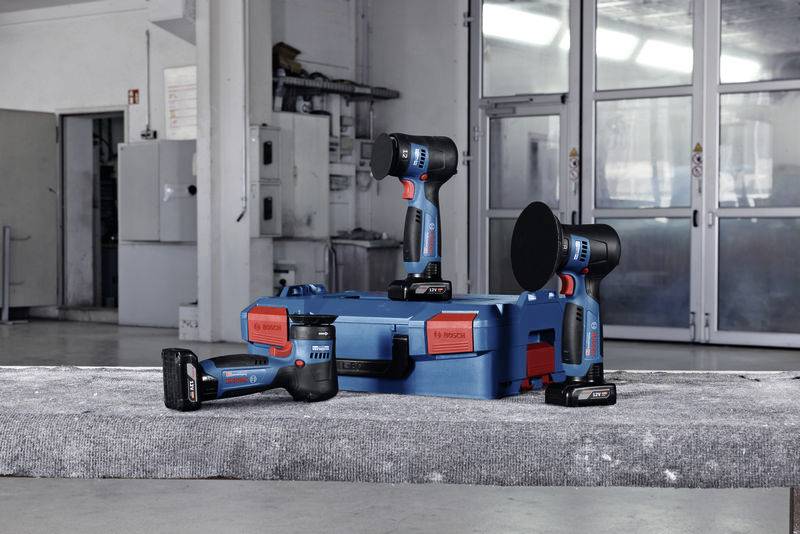 Bosch Professional GPO 12V-77 06019L3000 Akku Rotationspoliermaschine 12V 600 - 2200 U/min 77mm