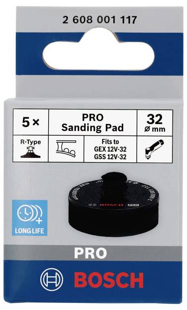 Bosch Accessories 2608001117 PRO Multihole Schleifteller, 32 mm, PSA