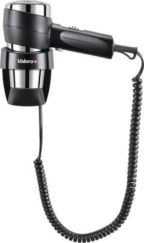 Valera Action Super Plus 1600 542.06/038a B Asciugacapelli Da Parete Nero Cromo