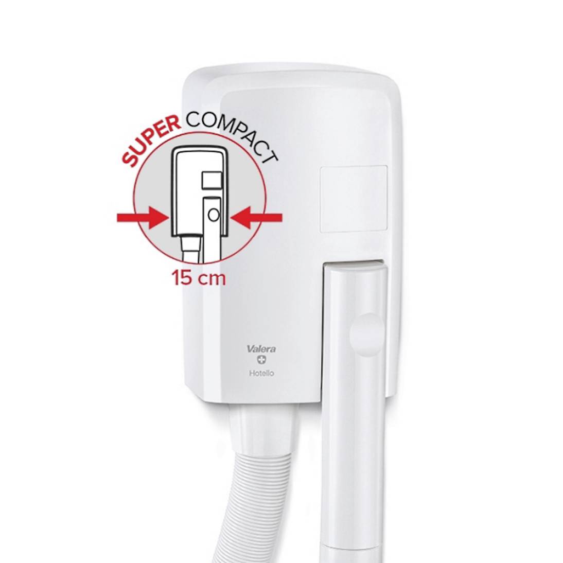 Valera Hotello 832.01/T Wandhaartrockner Weiß