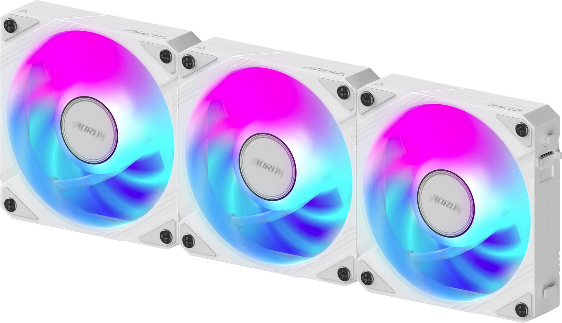 Gigabyte GP-ECFAN1203 ICE PC-Gehäuse-Lüfter Weiß (B x H x T) 120 x 25 x 120mm