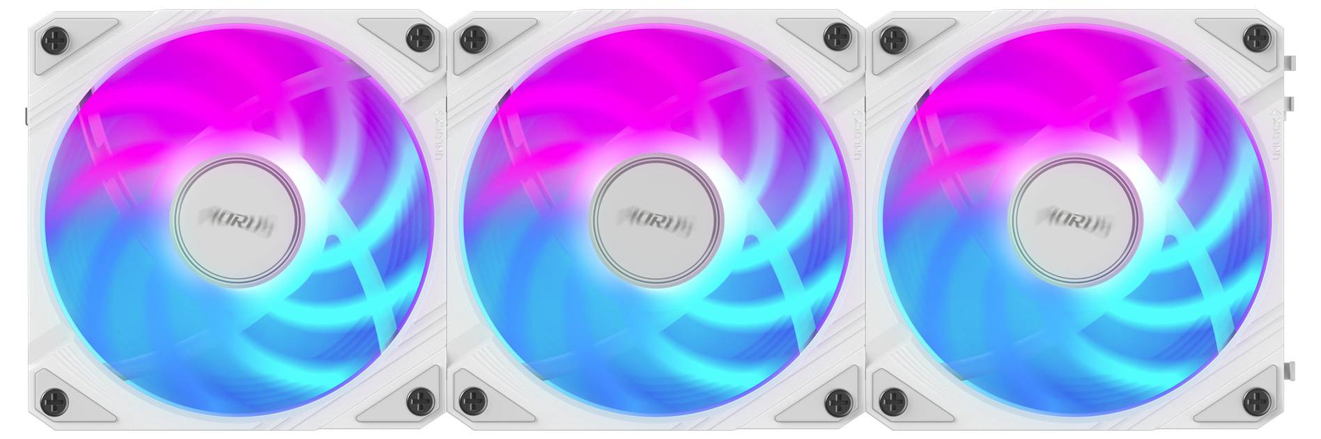 Gigabyte GP-ECFAN1203 ICE PC-Gehäuse-Lüfter Weiß (B x H x T) 120 x 25 x 120mm