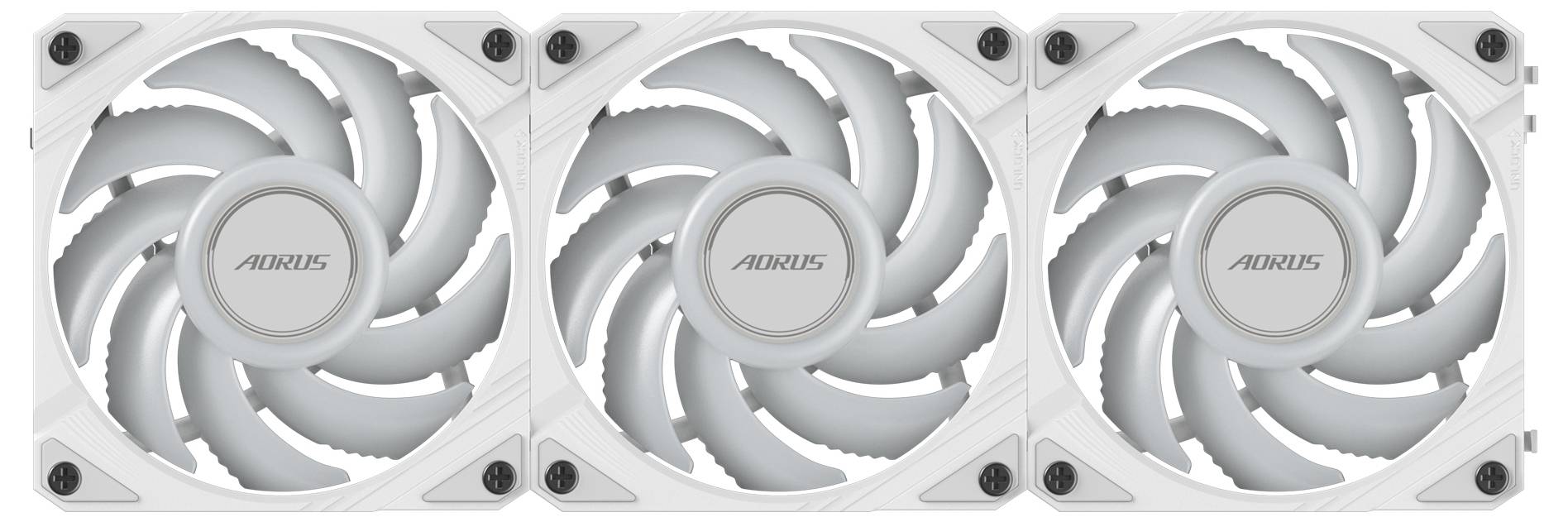 Gigabyte GP-ECFAN1203 ICE PC-Gehäuse-Lüfter Weiß (B x H x T) 120 x 25 x 120mm