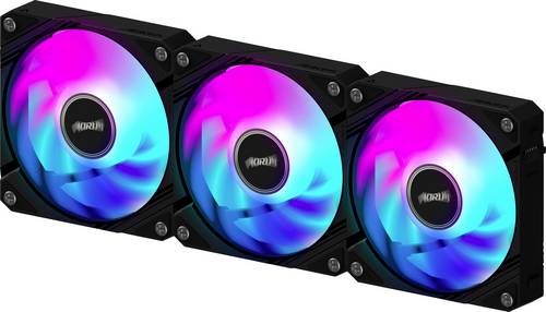 Gigabyte GP-ECFAN1203 PC-Gehäuse-Lüfter Schwarz (B x H x T) 120 x 25 x 120mm