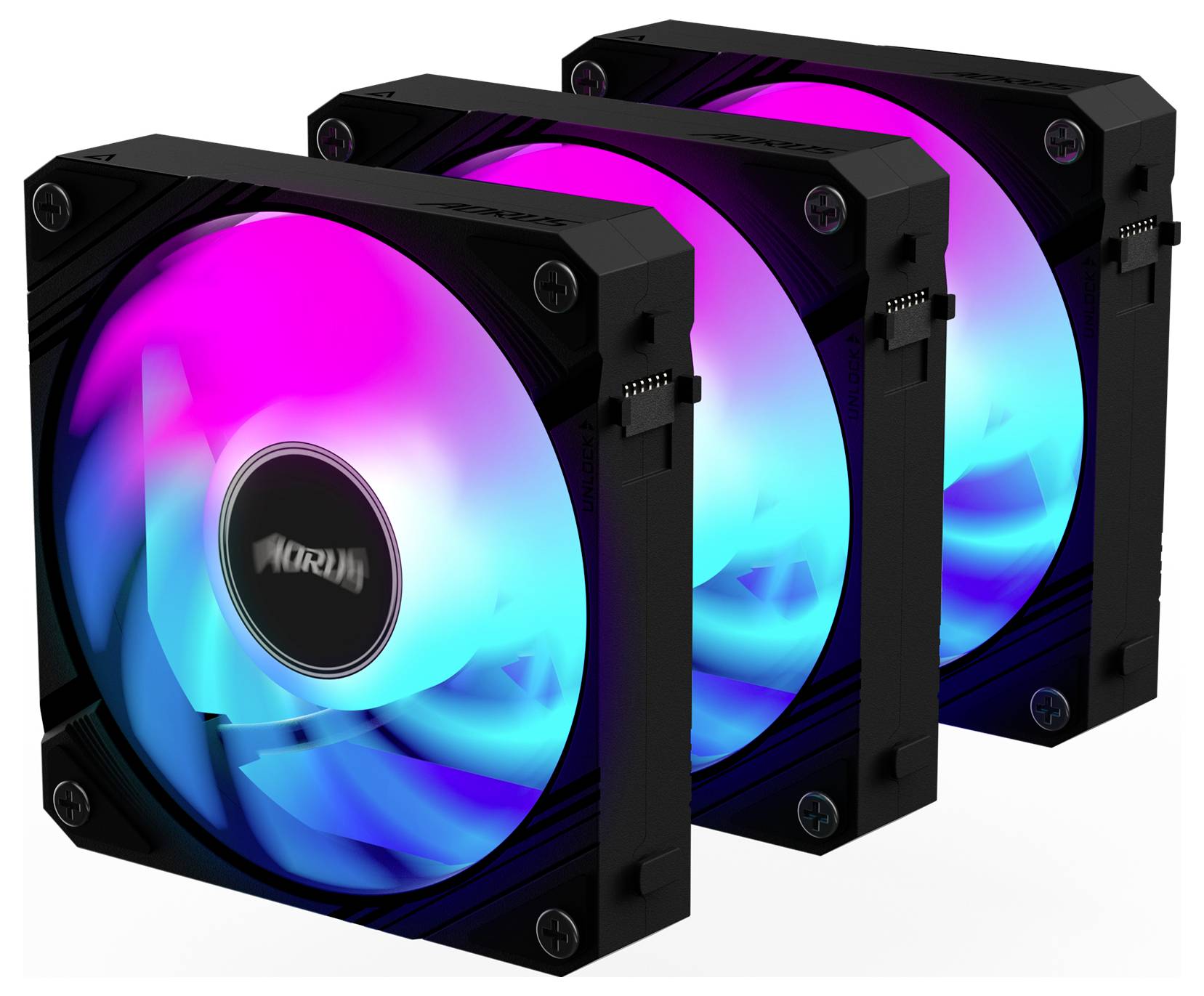 Gigabyte GP-ECFAN1203 PC-Gehäuse-Lüfter Schwarz (B x H x T) 120 x 25 x 120mm