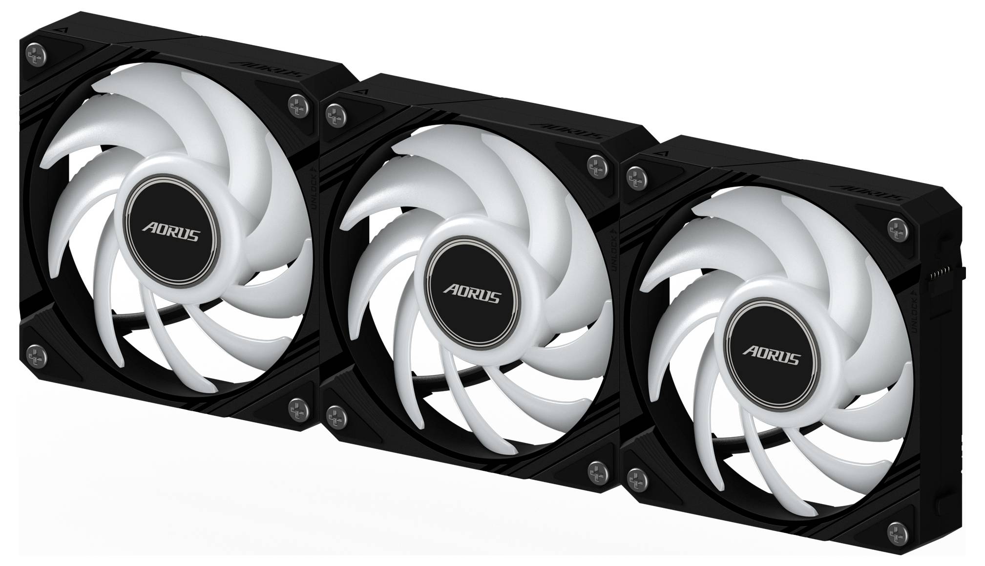 Gigabyte GP-ECFAN1203 PC-Gehäuse-Lüfter Schwarz (B x H x T) 120 x 25 x 120mm