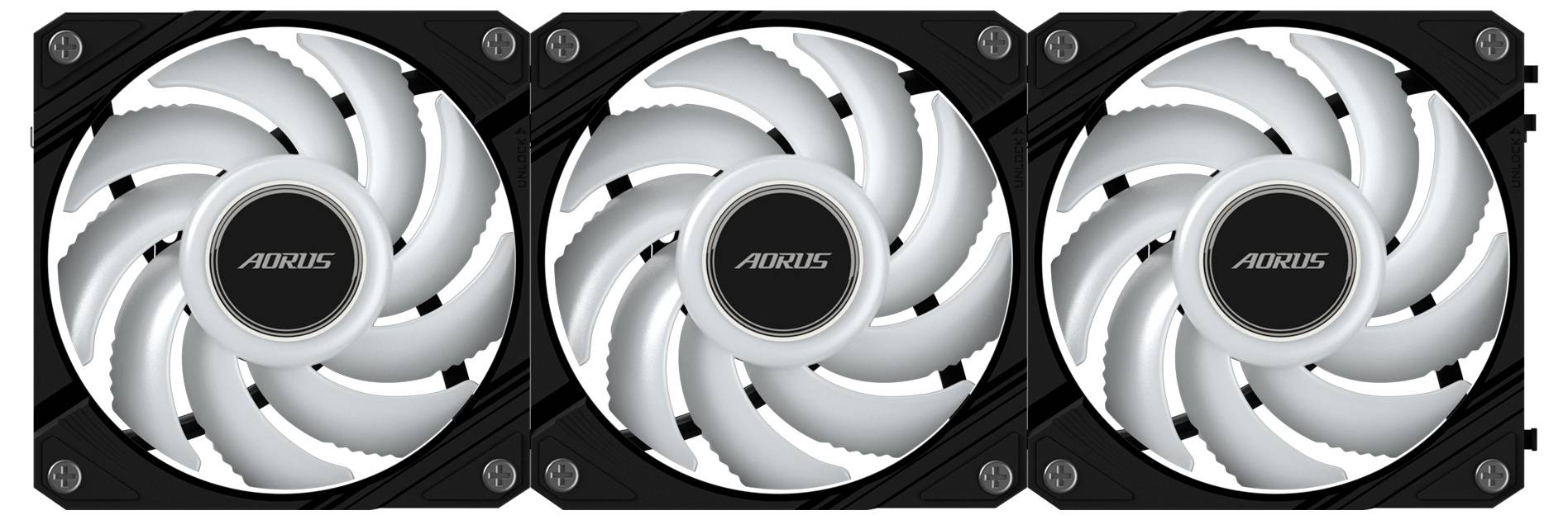 Gigabyte GP-ECFAN1203 PC-Gehäuse-Lüfter Schwarz (B x H x T) 120 x 25 x 120mm