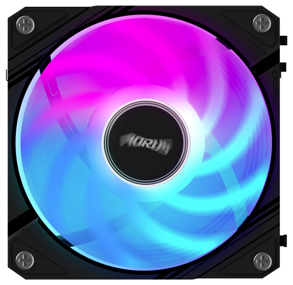 Gigabyte GP-ECFAN1201 PC-Gehäuse-Lüfter Schwarz (B x H x T) 120 x 25 x 120mm