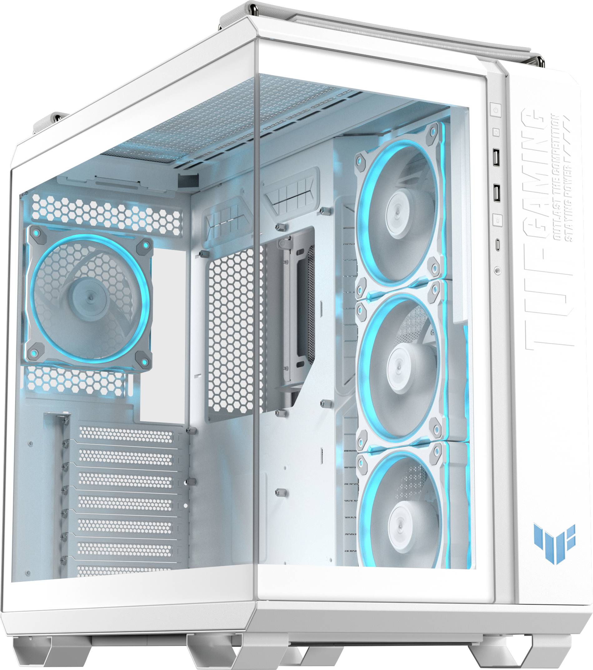 Asus 90DC0093-B19010 Midi-Tower PC-Gehäuse Weiß