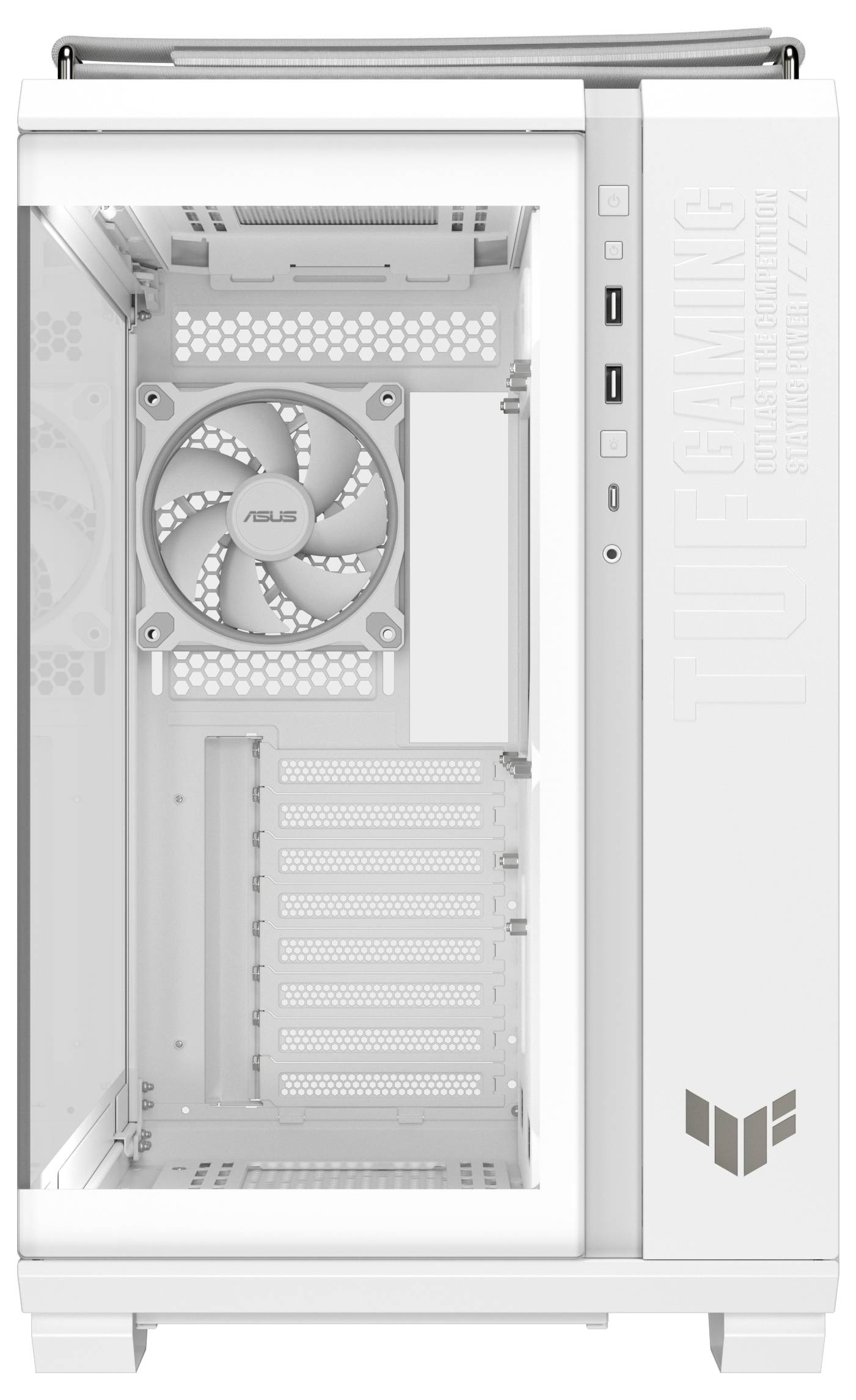 Asus 90DC0093-B19010 Midi-Tower PC-Gehäuse Weiß