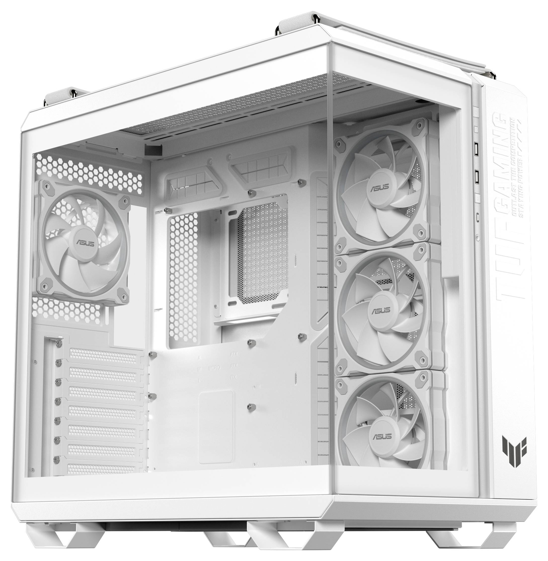Asus 90DC0093-B19010 Midi-Tower PC-Gehäuse Weiß