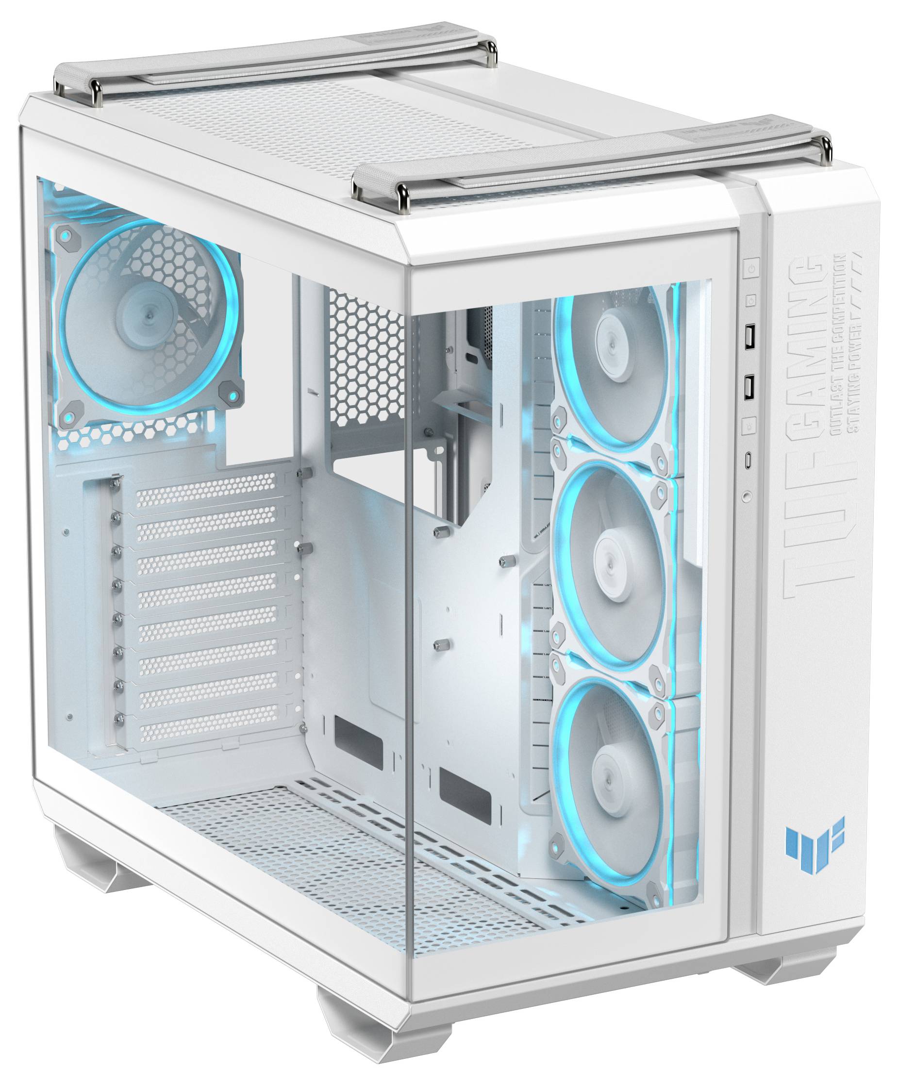 Asus 90DC0093-B19010 Midi-Tower PC-Gehäuse Weiß