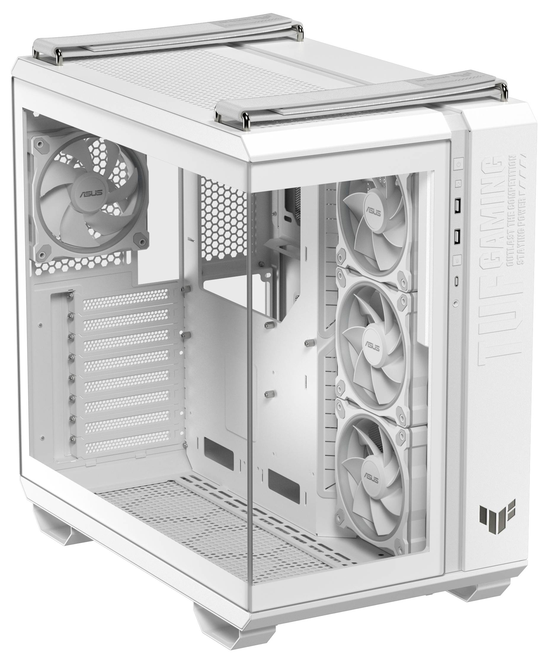 Asus 90DC0093-B19010 Midi-Tower PC-Gehäuse Weiß