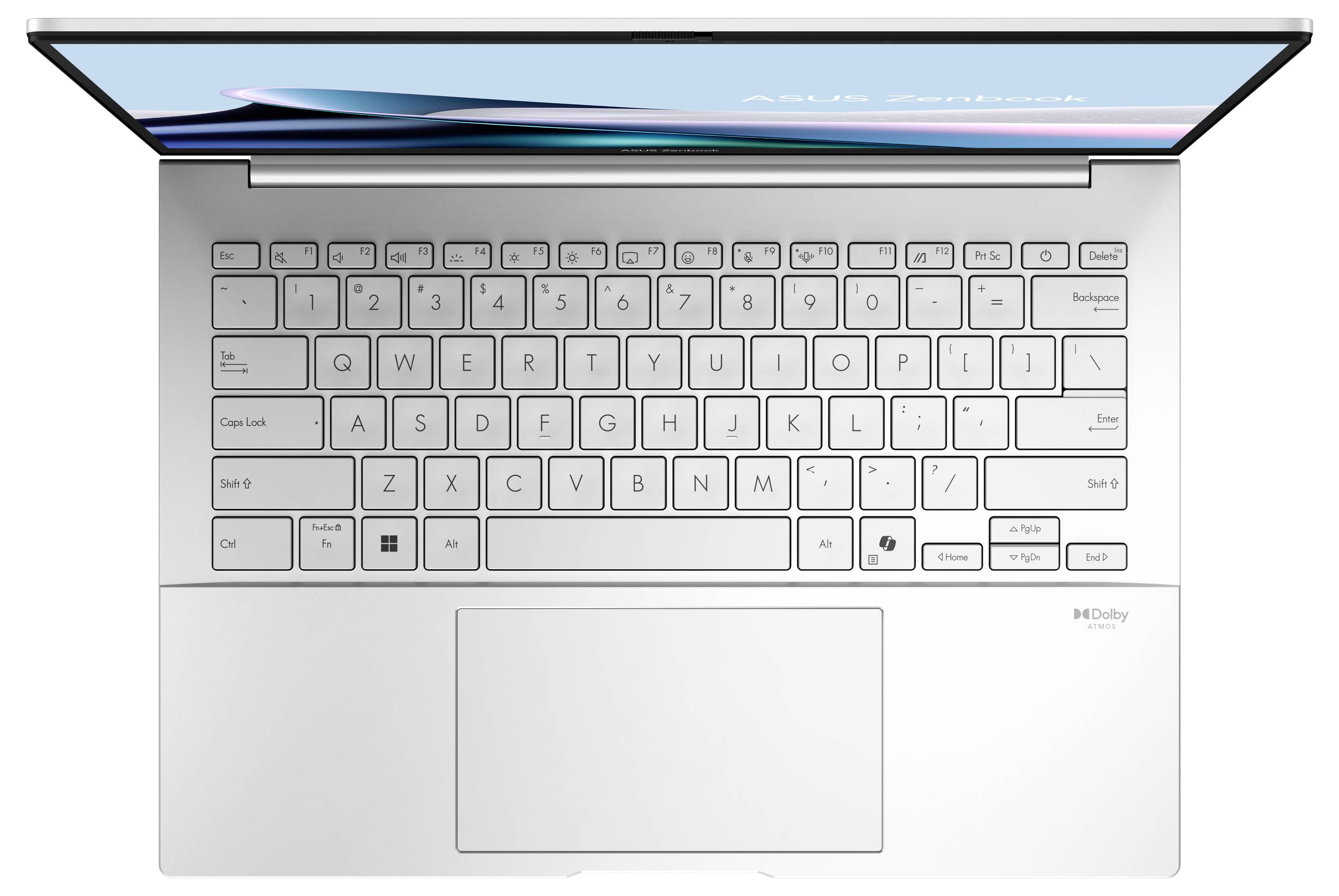 Asus Notebook 35.6cm (14 Zoll) WQXGA+ Intel® Core™ Ultra 9 285H 16GB RAM 1TB SSD Deutsch, QWERTZ Silber 90NB14W2-M00EM0