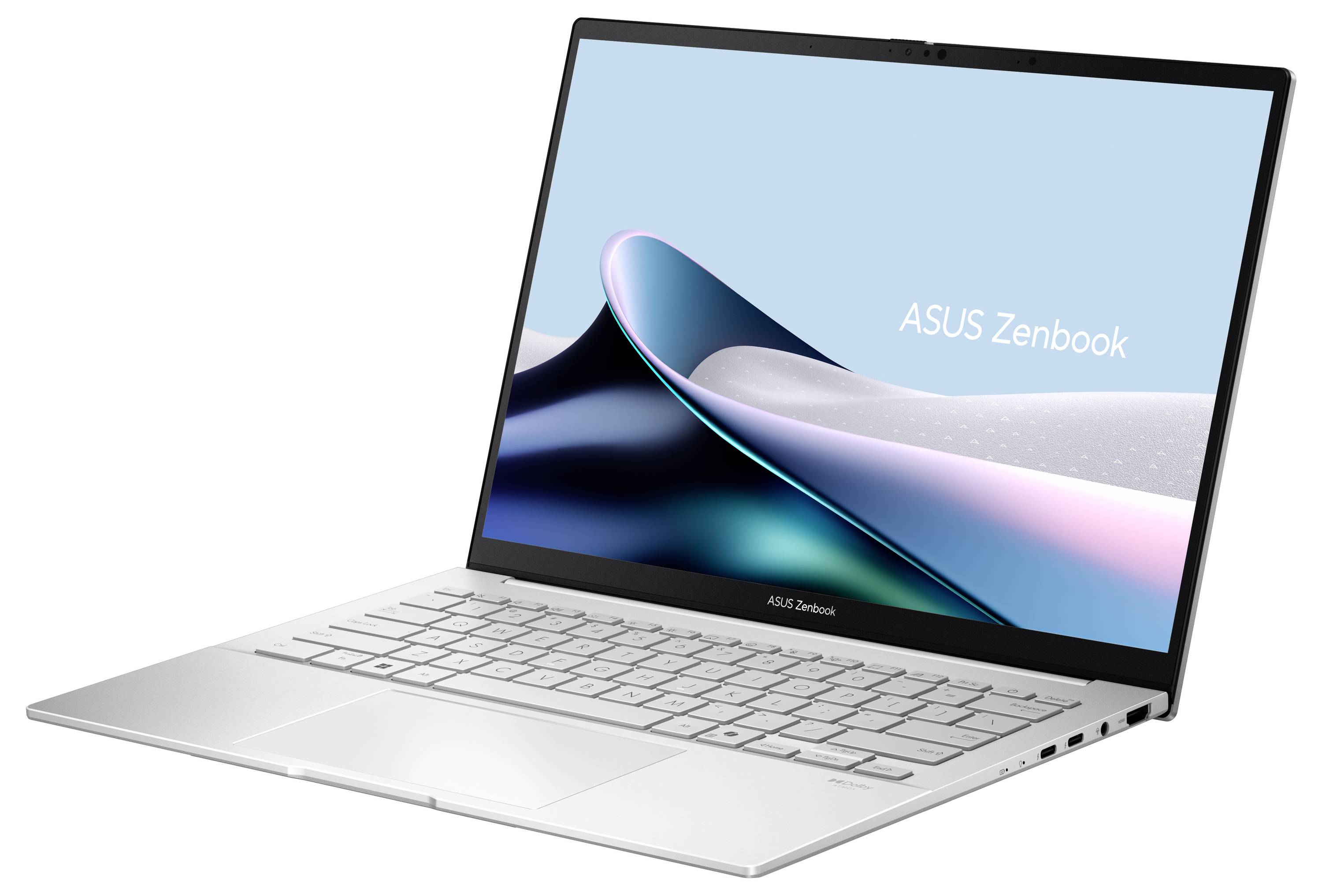 Asus Notebook 35.6cm (14 Zoll) WQXGA+ Intel® Core™ Ultra 9 285H 16GB RAM 1TB SSD Deutsch, QWERTZ Silber 90NB14W2-M00EM0
