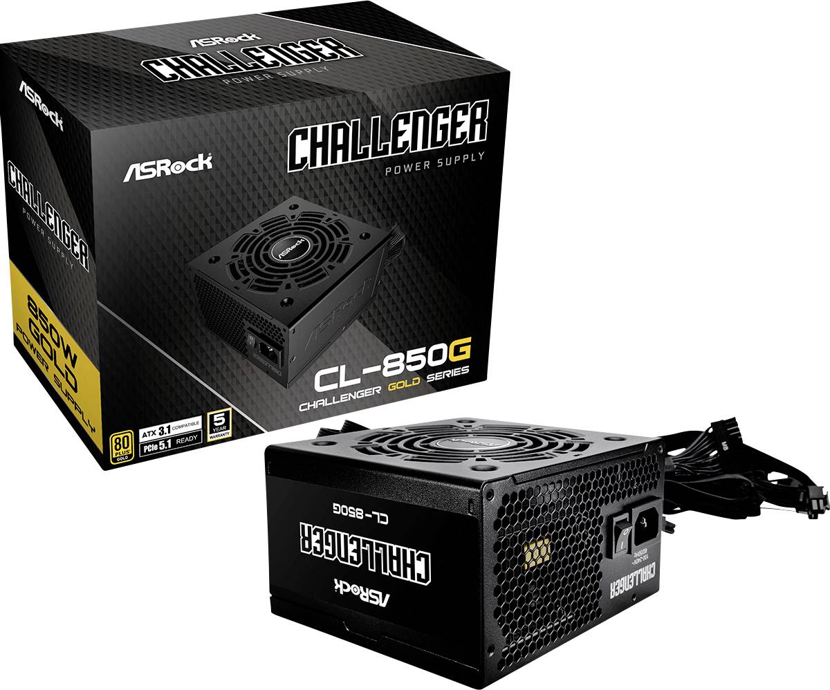 ASRock Challenger Series CL-850G PC Netzteil 850W ATX 80PLUS® Gold