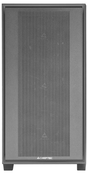 Chief GS-03B-BLK-OP Midi-Tower PC-Gehäuse, Gaming-Gehäuse Schwarz