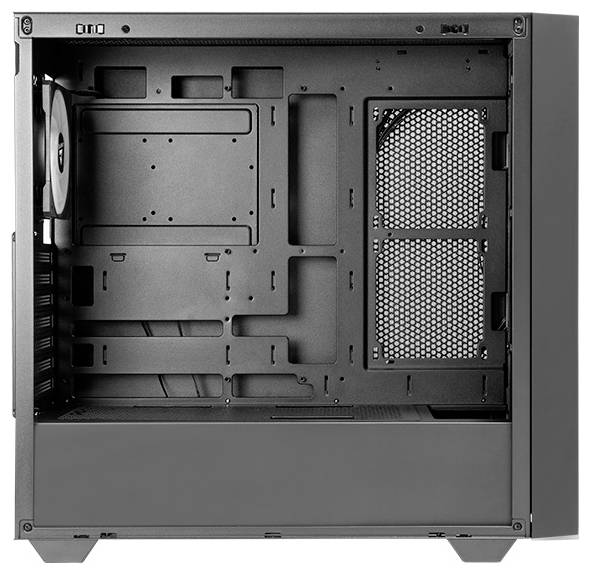 Chief GS-03B-OP Midi-Tower PC-Gehäuse, Gaming-Gehäuse Schwarz