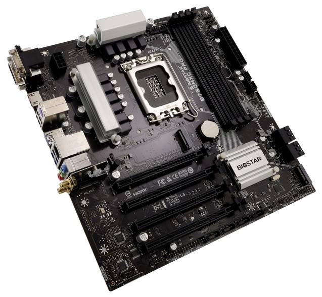 BioStar B760MXC PRO Mainboard Sockel (PC) Intel® LGA 1700 Formfaktor (Details) Micro-ATX Mainboard-Chipsatz Intel® B760
