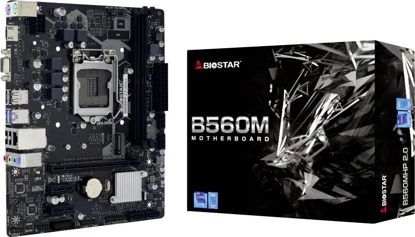 BioStar Z590MHP Mainboard Sockel (PC) Intel® LGA 1200 Formfaktor (Details) Micro-ATX Mainboard-Chipsatz Intel® B560