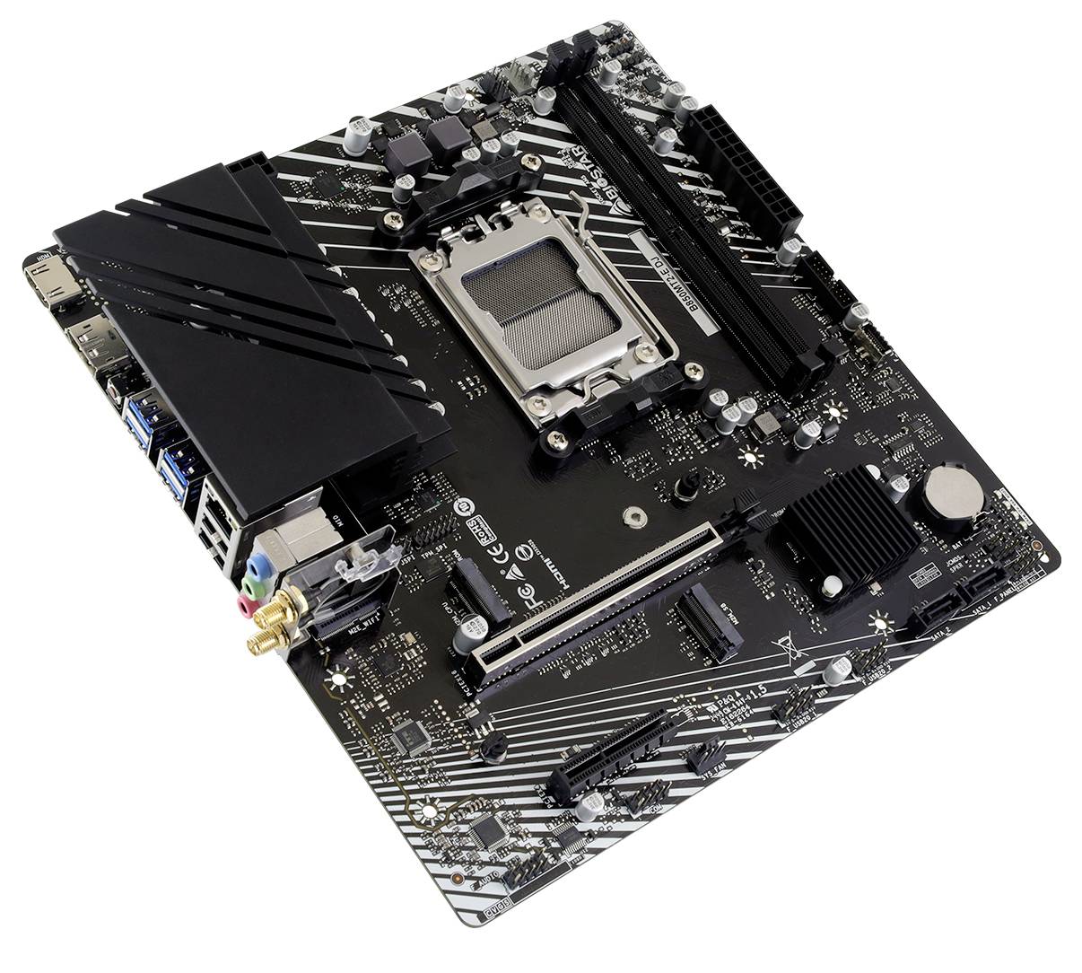 BioStar B850MT2-E DJ Mainboard Sockel (PC) AMD® AM5 Formfaktor (Details) Micro-ATX Mainboard-Chipsatz AMD® B850