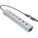 I-tec CAHUBMETAL7 7 Port USB-Kombi-Hub Grau I-tec CAHUBMETAL7 7 Port USB-Kombi-Hub Grau