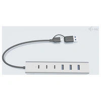 I-tec CAHUBMETAL7 7 Port USB-Kombi-Hub Grau I-tec CAHUBMETAL7 7 Port USB-Kombi-Hub Grau