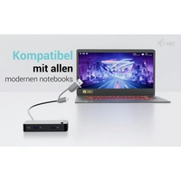 I-tec CAKVMHUB2A2C 4 Port USB-Kombi-Hub Schwarz I-tec CAKVMHUB2A2C 4 Port USB-Kombi-Hub Schwarz