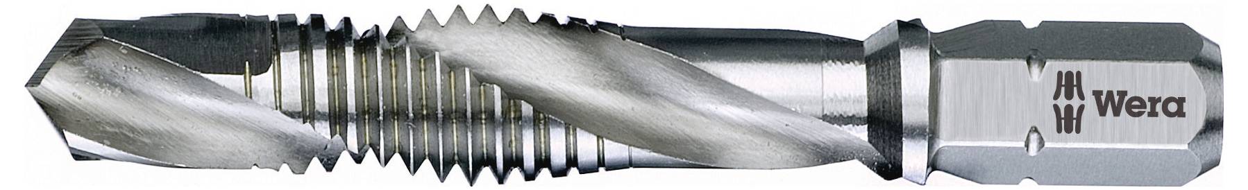 Wera 05104751001 Gewindebohrer 7teilig metrisch Rechtsschneidend DIN ISO 1173, DIN 3126 HSS 1 Set