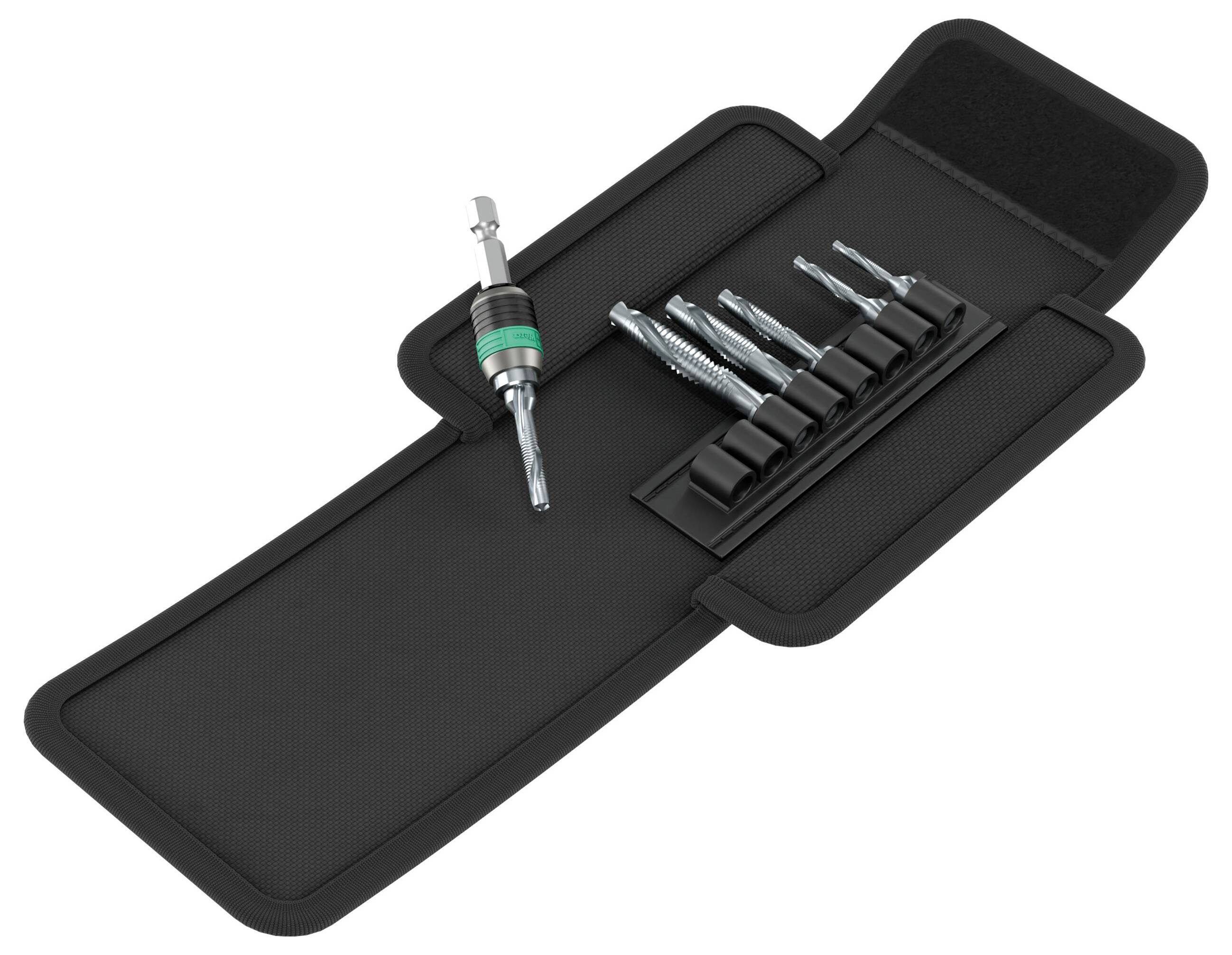 Wera 05104751001 Gewindebohrer 7teilig metrisch Rechtsschneidend DIN ISO 1173, DIN 3126 HSS 1 Set