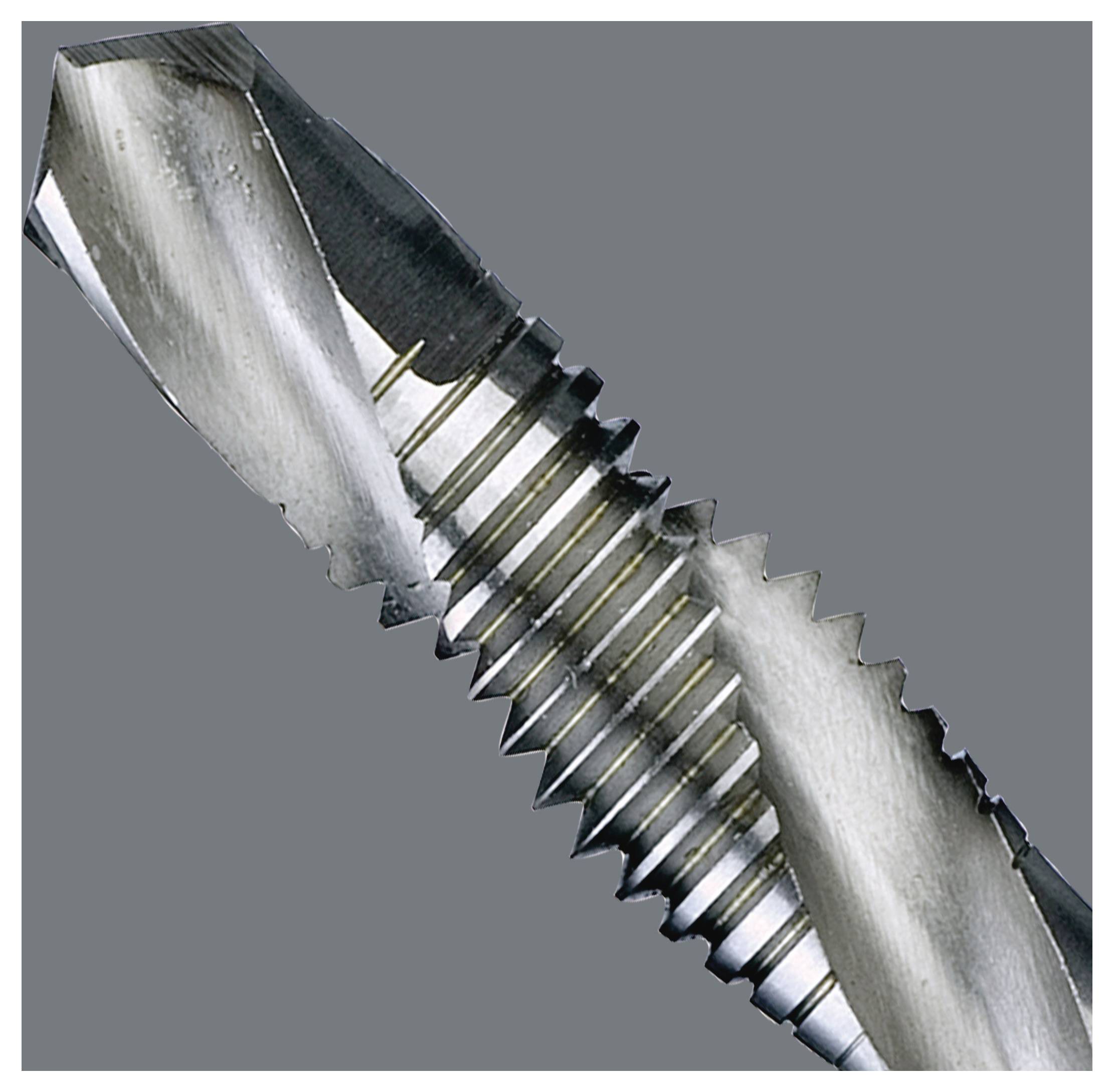 Wera 05104751001 Gewindebohrer 7teilig metrisch Rechtsschneidend DIN ISO 1173, DIN 3126 HSS 1 Set