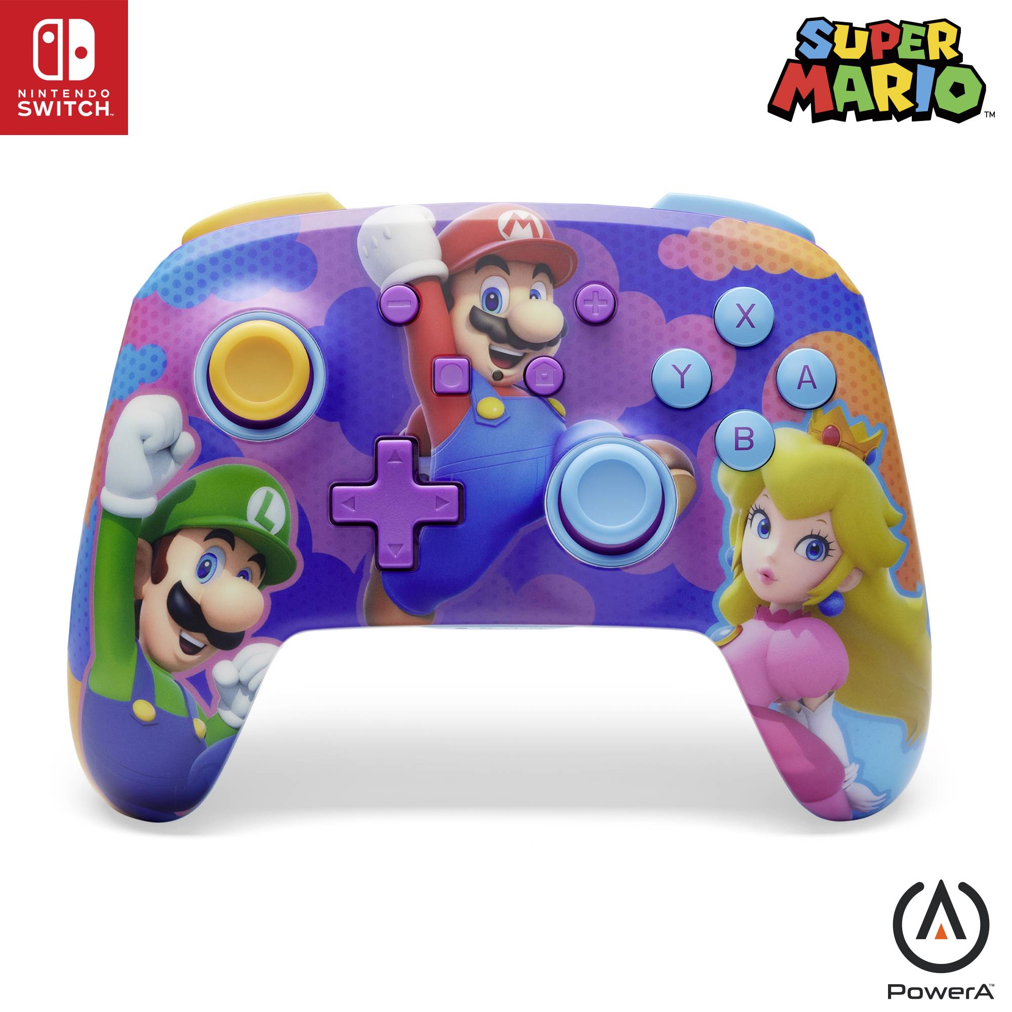 Power A "Color Splash Heroes" Controller Nintendo Switch, Nintendo Switch Lite, Nintendo Switch OLED