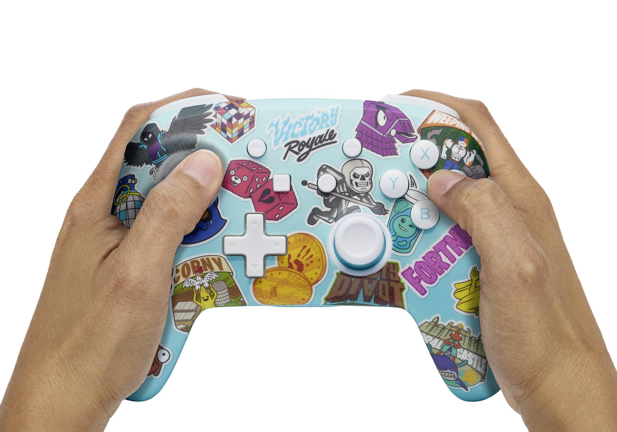 Power A "Fortnite Sticker Mania" Controller Nintendo Switch, Nintendo Switch Lite, Nintendo Switch OLED