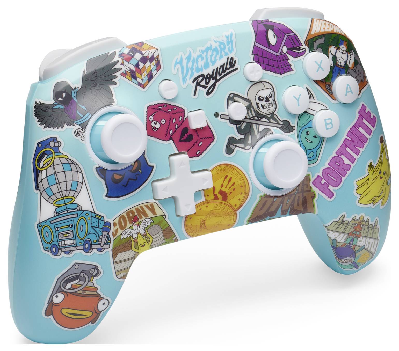 Power A "Fortnite Sticker Mania" Controller Nintendo Switch, Nintendo Switch Lite, Nintendo Switch OLED