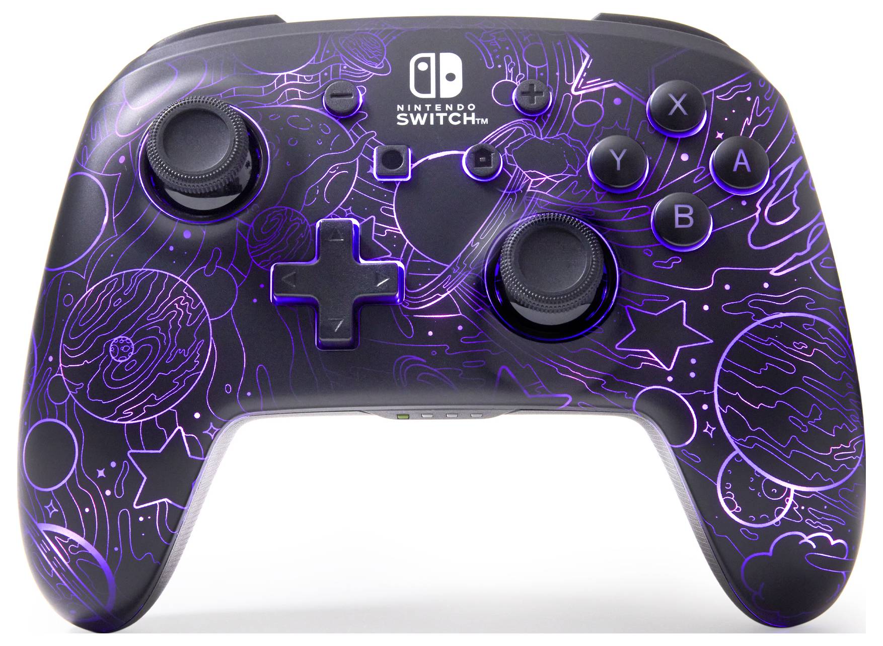 Power A Lumectra - "Galactic Vortex" Controller Nintendo Switch, Nintendo Switch Lite, Nintendo Switch OLED Schwarz
