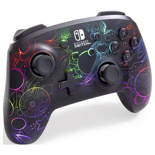 Power A Lumectra - "Galactic Vortex" Controller Nintendo Switch, Nintendo Switch Lite, Nintendo Switch OLED Schwarz Power A Lumectra - "Galactic Vortex" Controller Nintendo Switch, Nintendo Switch Lite, Nintendo Switch OLED Schwarz