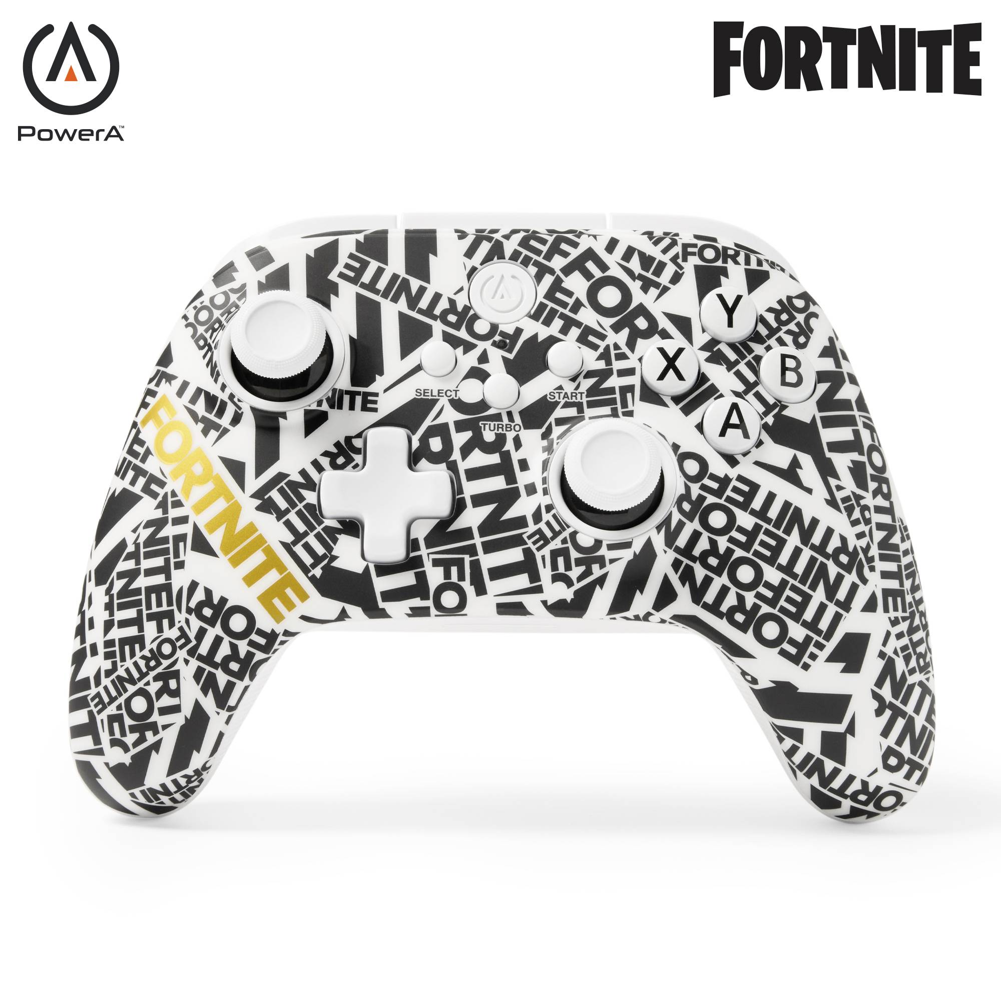 Power A OPS v1 "Fortnite Edition" Controller PC, Xbox Series X, Xbox Series S, Android, iOS Weiß, Schwarz