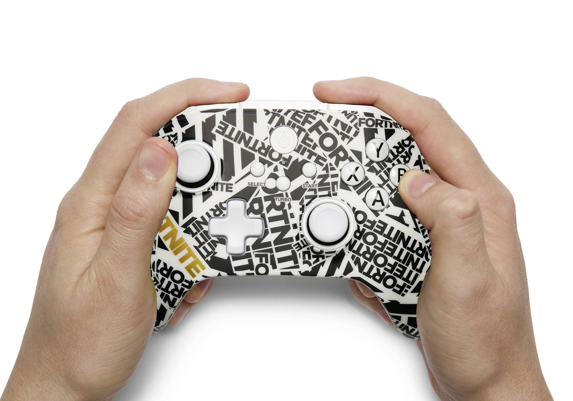 Power A OPS v1 "Fortnite Edition" Controller PC, Xbox Series X, Xbox Series S, Android, iOS Weiß, Schwarz