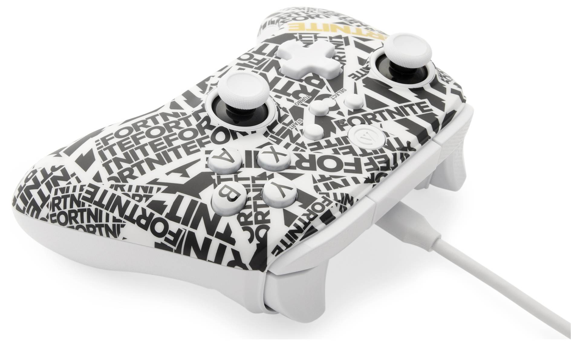 Power A OPS v1 "Fortnite Edition" Controller PC, Xbox Series X, Xbox Series S, Android, iOS Weiß, Schwarz