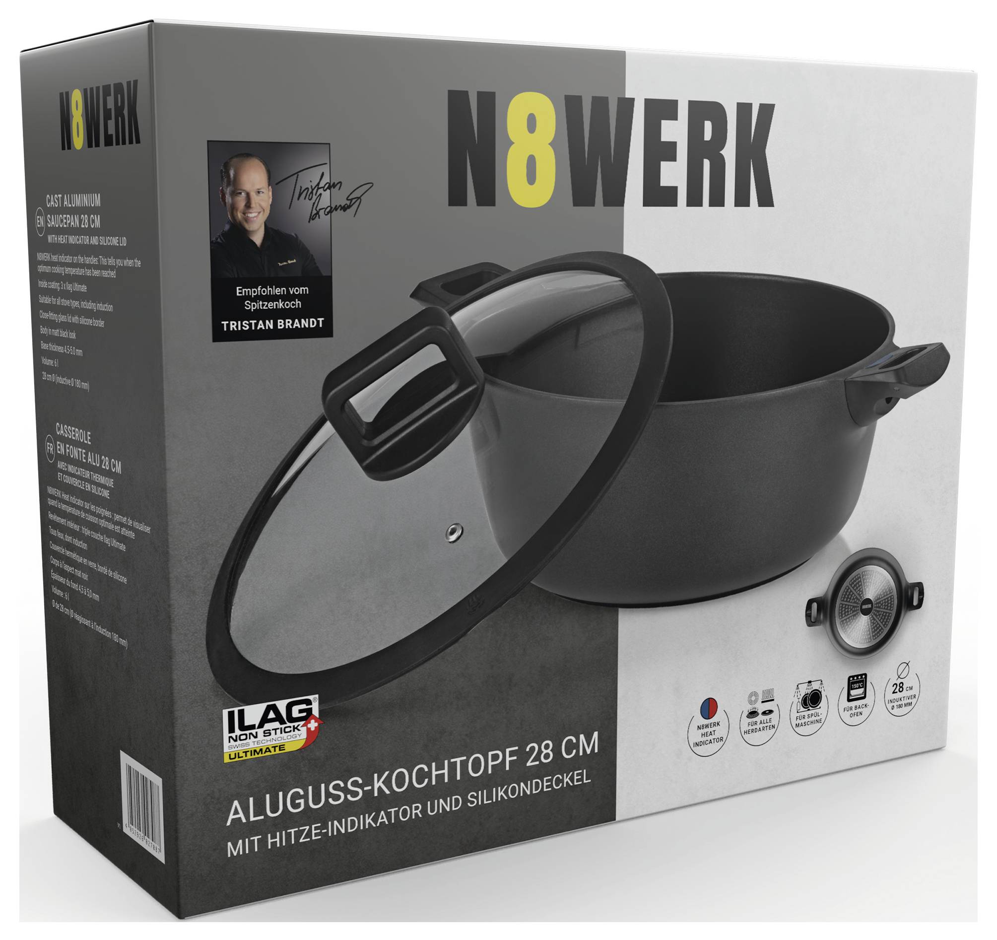 N8WERK 02708 Kochtopf 280mm