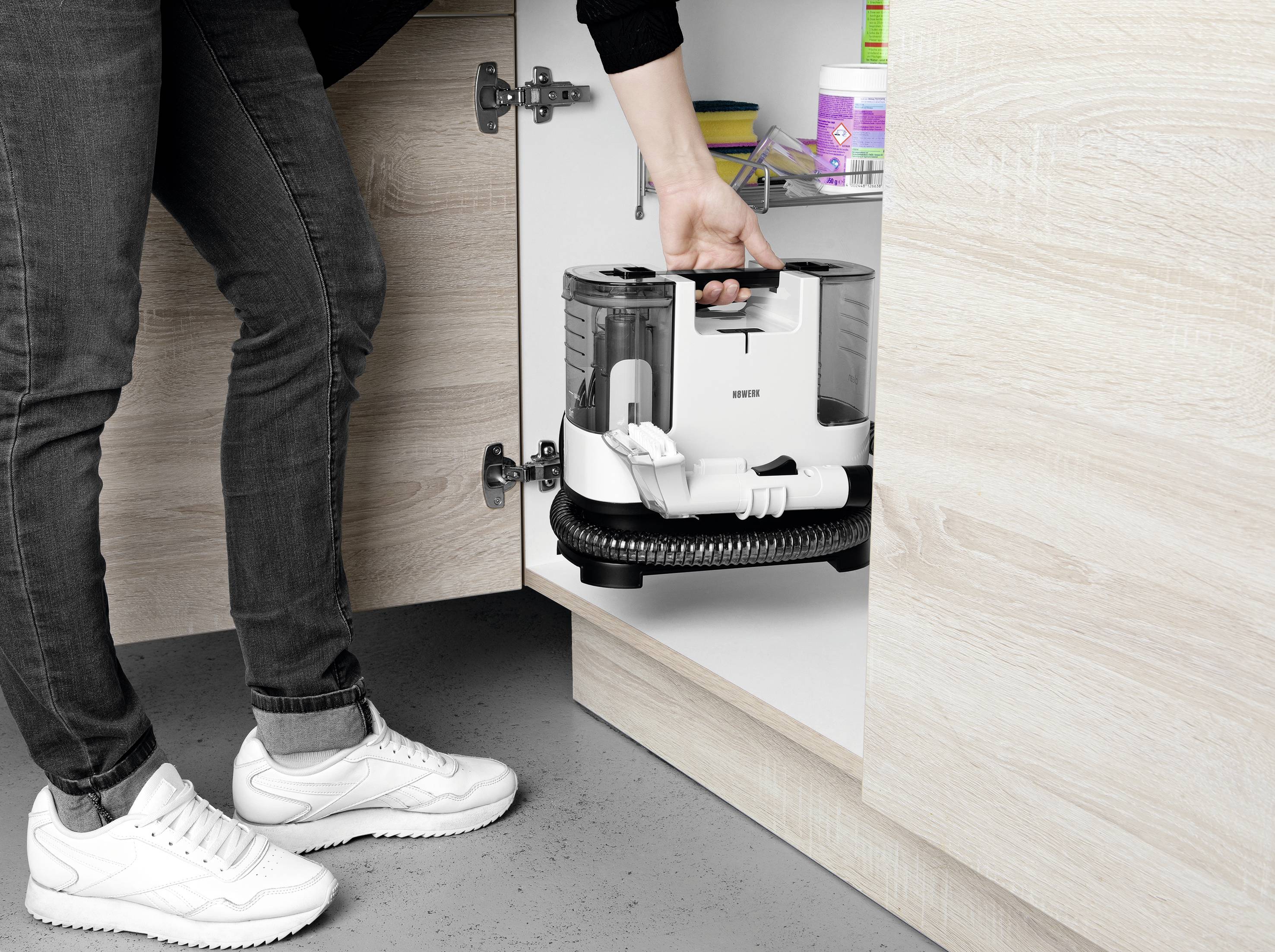 N8WERK 03482 Teppichreiniger mit Sprühbehälter