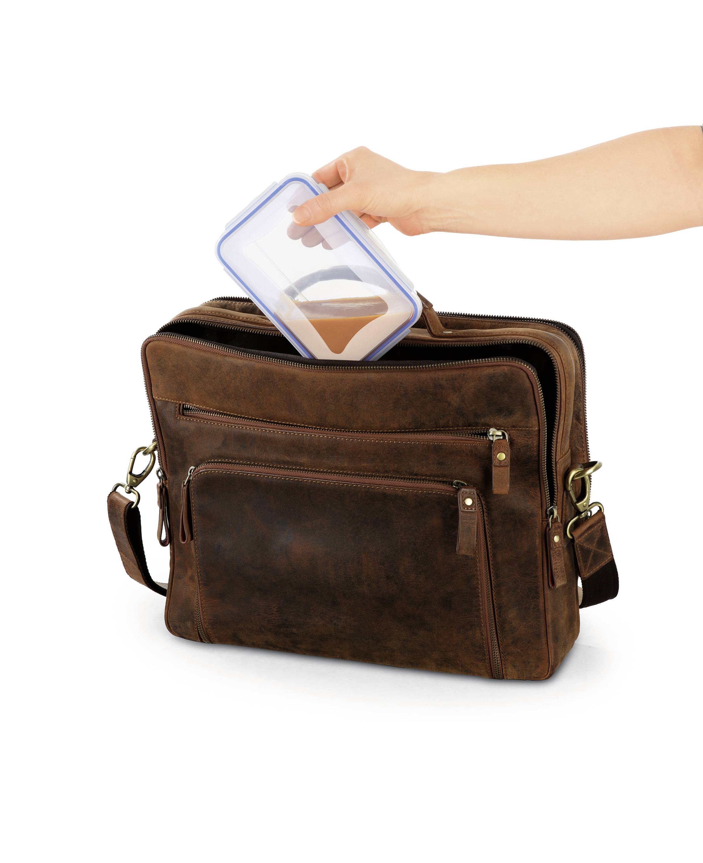 GourmetMaxx Aufbewahrungsbehälter 6er Set PP, Silikon Transparent, Blau 14943