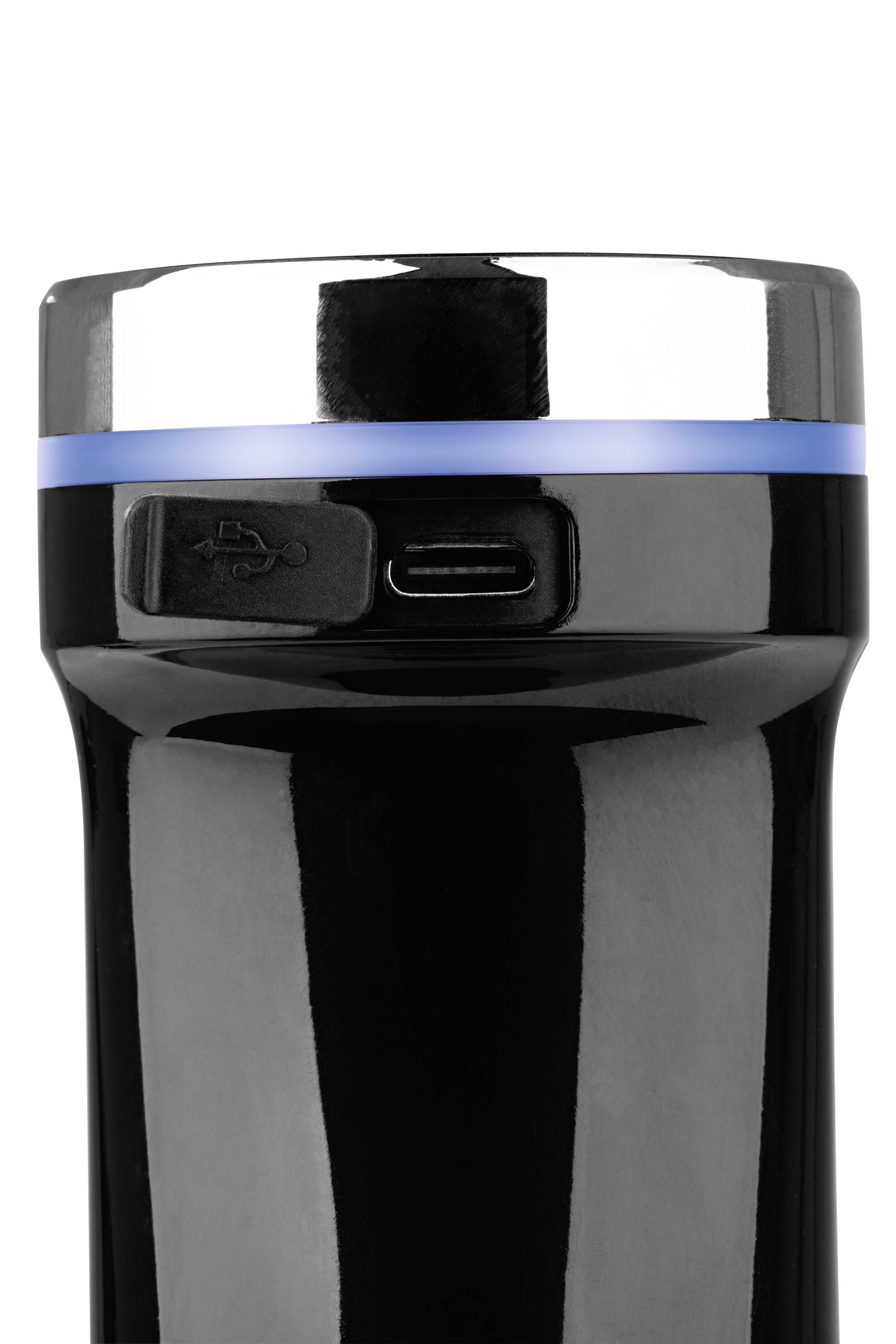 GourmetMaxx Stabmixer 200W akkubetrieben, mit Zerkleinereraufsatz, Schneebesenaufsatz, inkl. Mixaufsatz Schwarz, Silber