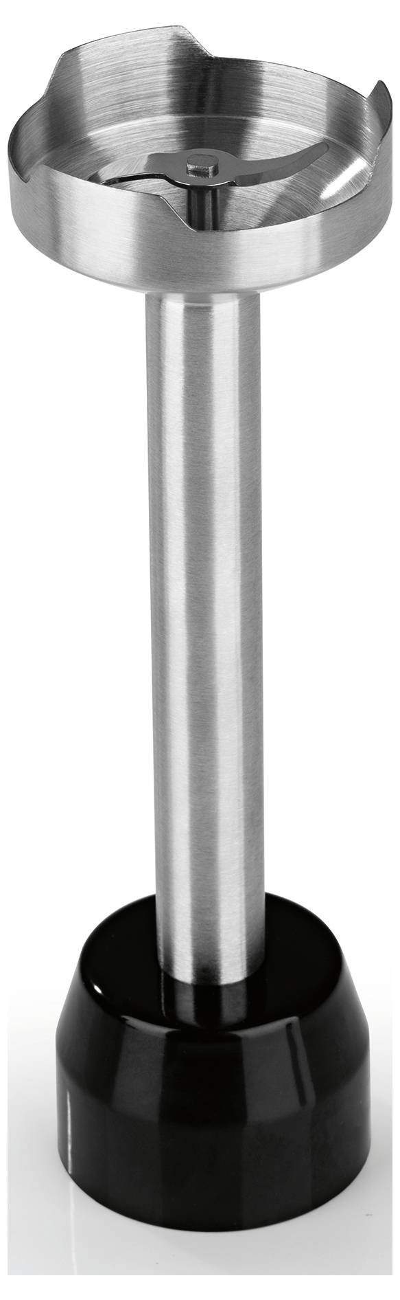 GourmetMaxx Stabmixer 200W akkubetrieben, mit Zerkleinereraufsatz, Schneebesenaufsatz, inkl. Mixaufsatz Schwarz, Silber