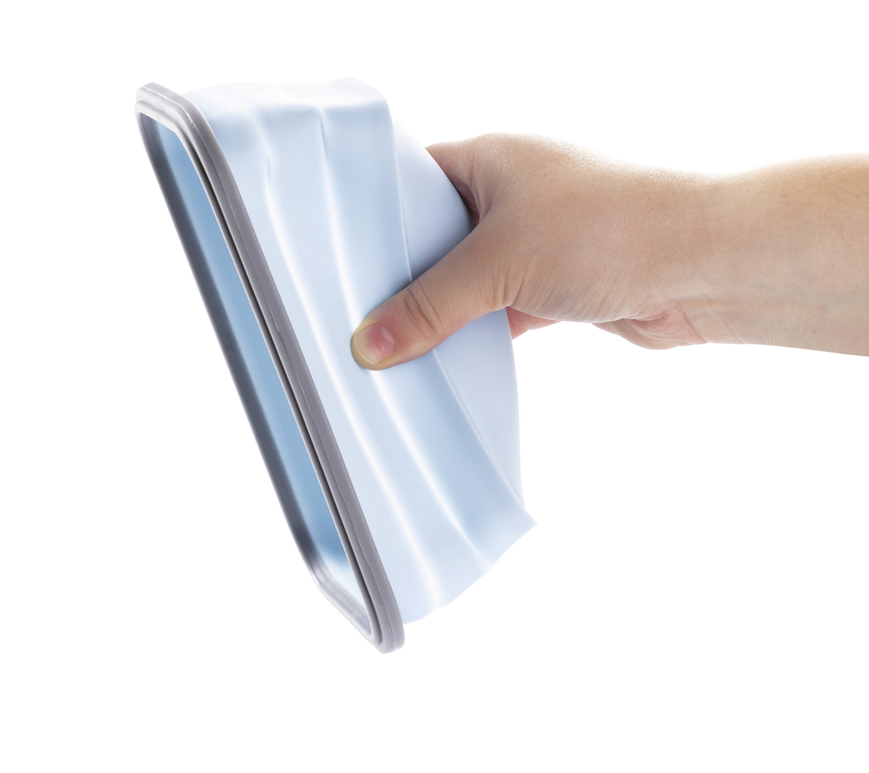 GourmetMaxx Aufbewahrungsbehälter 4er Set Silikon Hellblau 15096