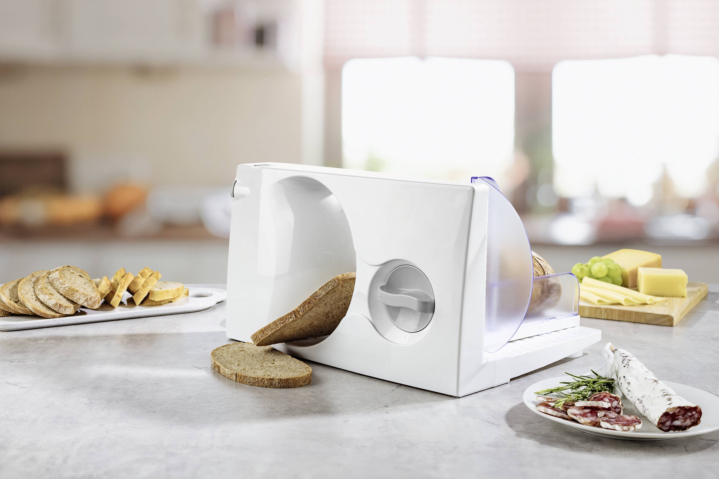 GourmetMaxx Allesschneider 15284 Weiß