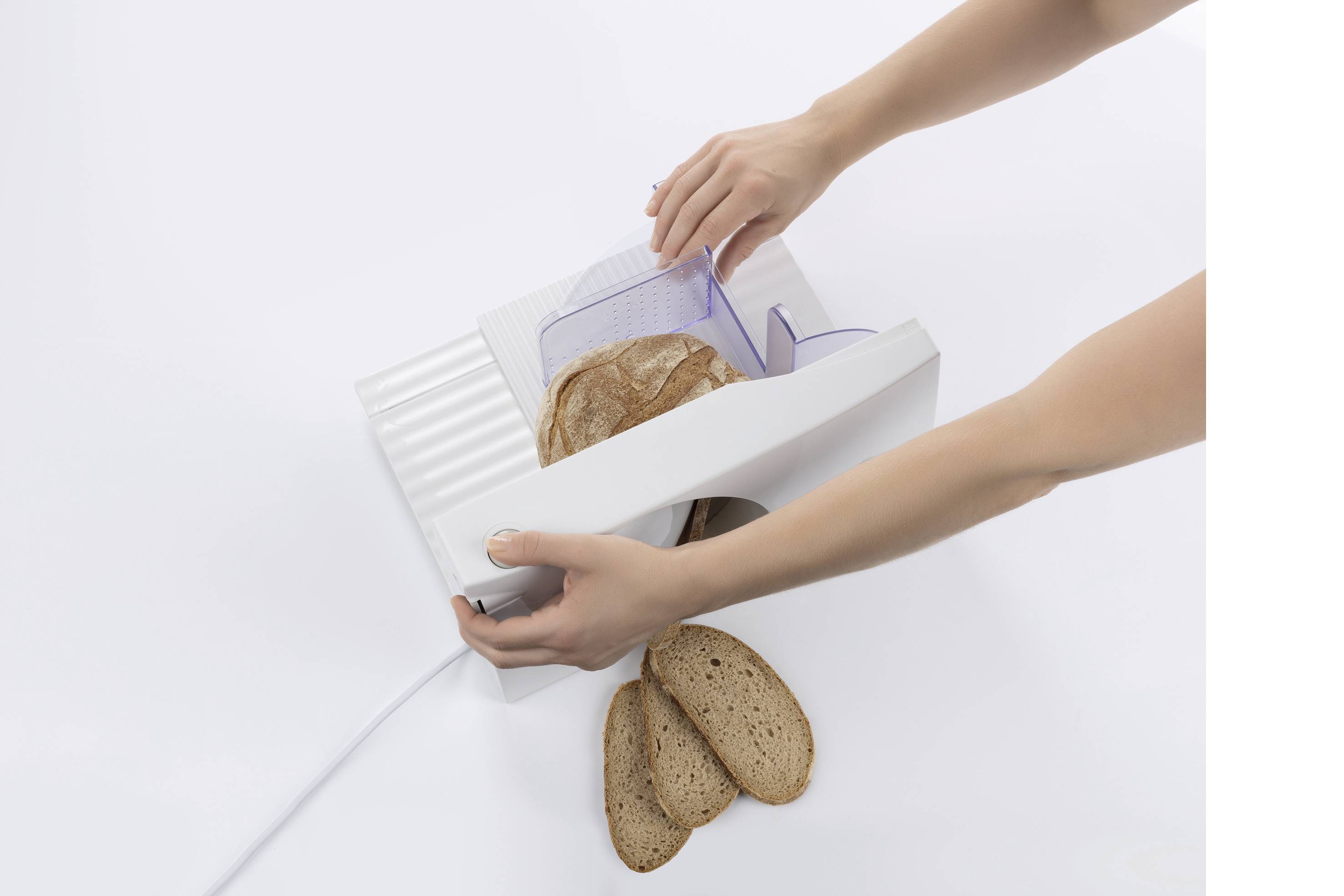 GourmetMaxx Allesschneider 15284 Weiß