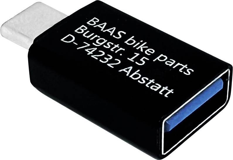 BAAS USB 3.2 Gen 2 (USB 3.1 Gen 2) Adapter [1x USB-A Buchse - 1x USB-C® Stecker] USB21