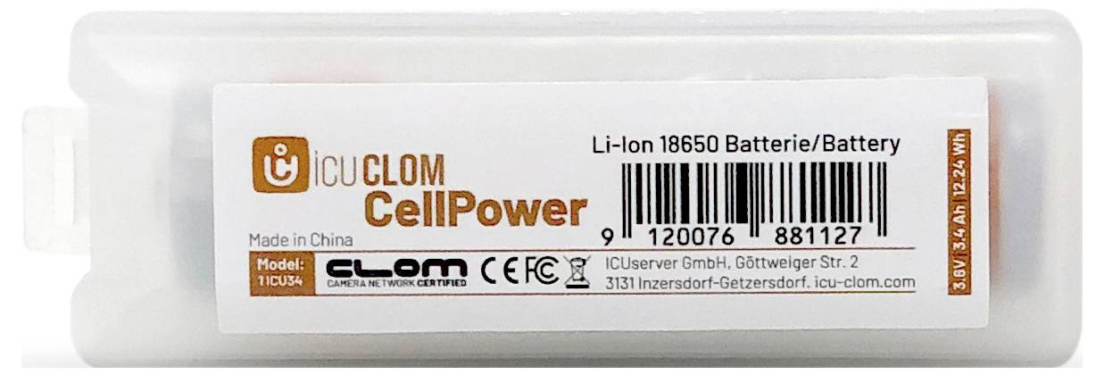 ICU CellPower 18650 Spezial-Akku Li-Ion 3400 mAh 1.2V 1St.